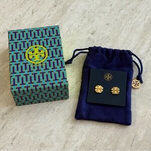Gold Tory Burch Earrings